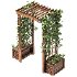 Wooden Garden Arbor - Thumbnail 2