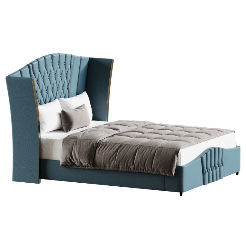 Aahed Modern Camerone Upholstered Bed Image 6