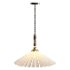 Vintage Pleated Pendant Lampshade Chandelier - Thumbnail 2