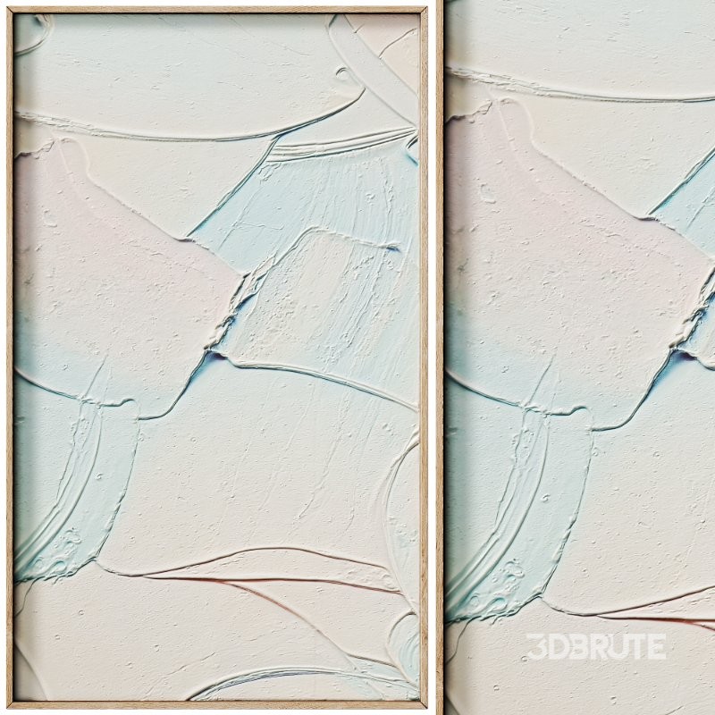 Decorative 3D Art Relief Panel 141 Set Image 4