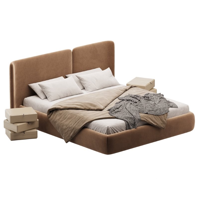 Lit coffre avec sommier relevable Molona Image 2