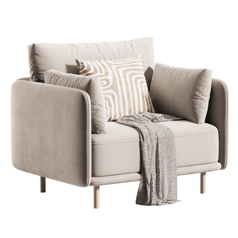 Streamdale Modern Upholstered Accent Chair Image 1