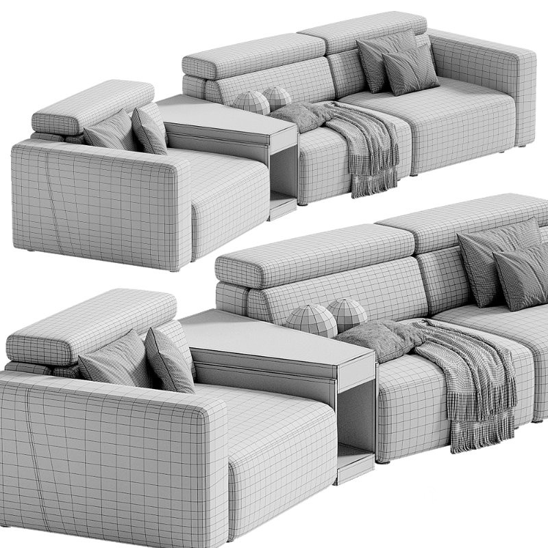 Domus Modular Sofa by Natuzzi Image 4