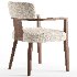 Lila Soft Beige Fabric Dining Chair - Thumbnail 5