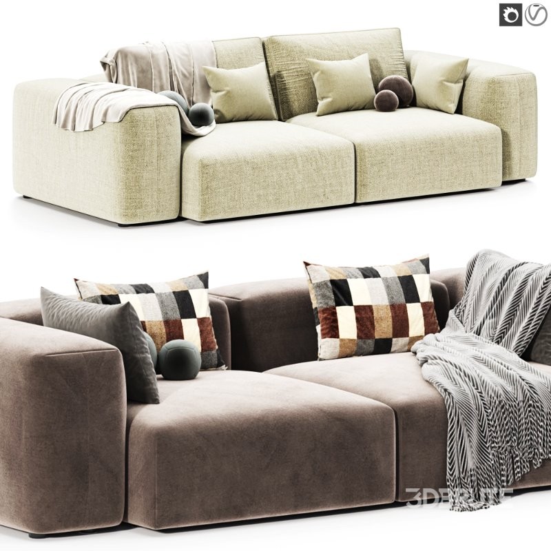 Straight sofa Fiji two section Image 5