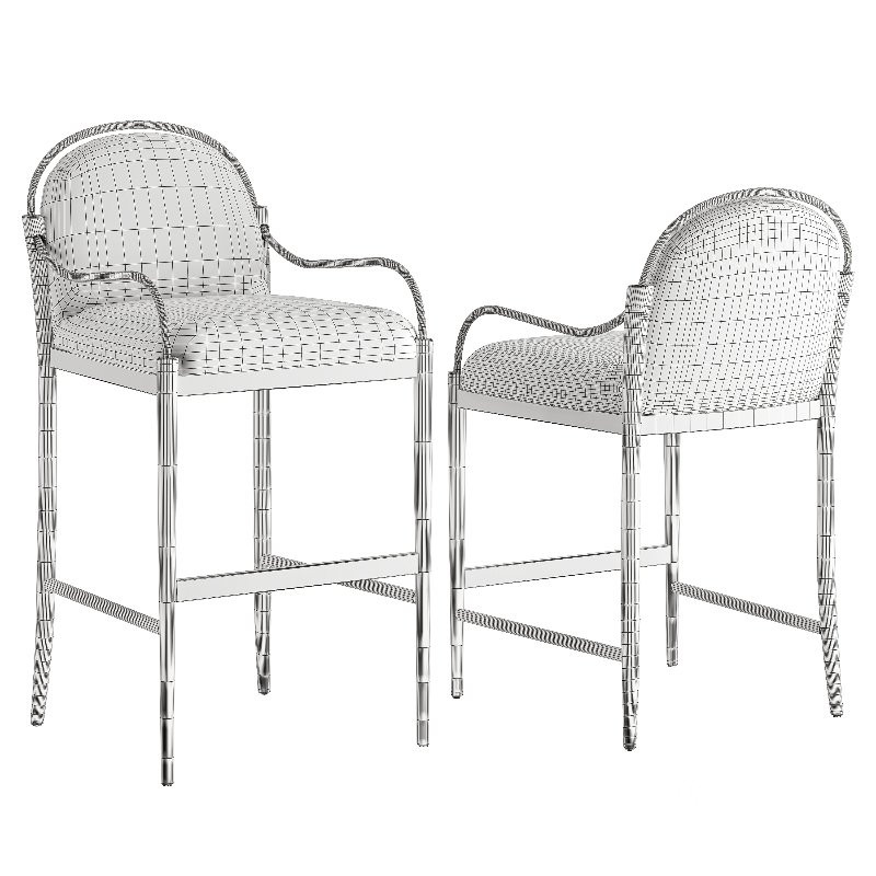 Demi Bar and Counter Stool-Fourhands Image 1