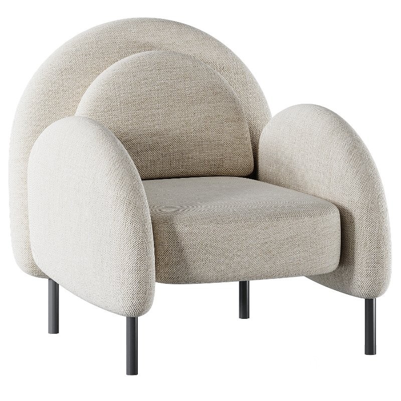 Caldera Velvet Olive Armchair Image 1