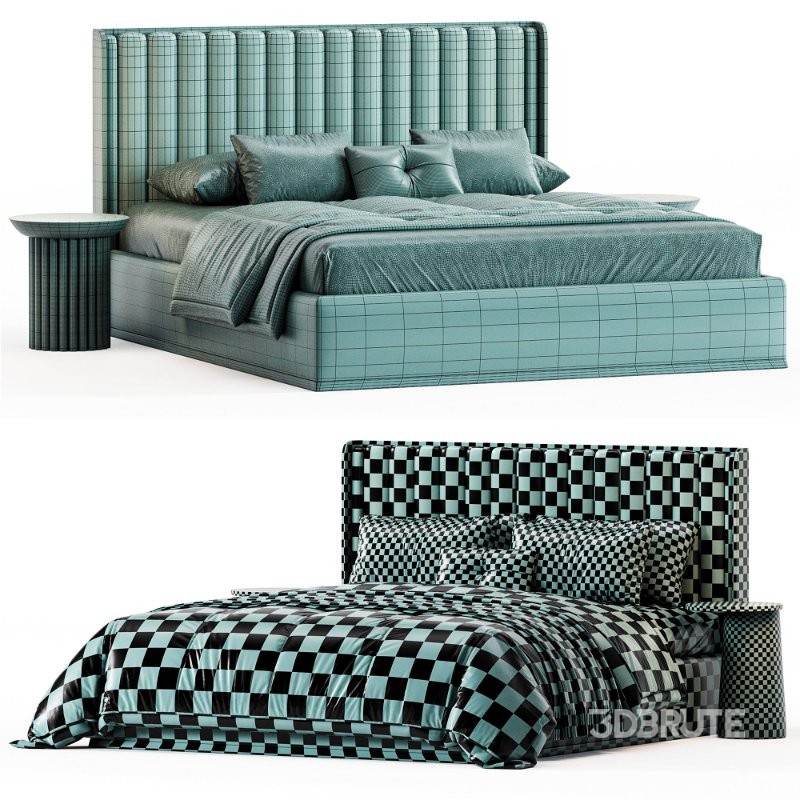 Bed with storage box Image 2