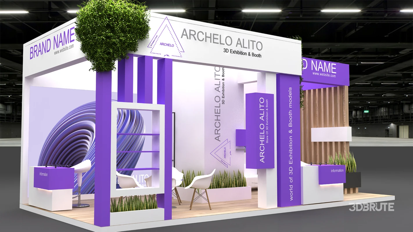 minimal exhibition tradeshow Image 7