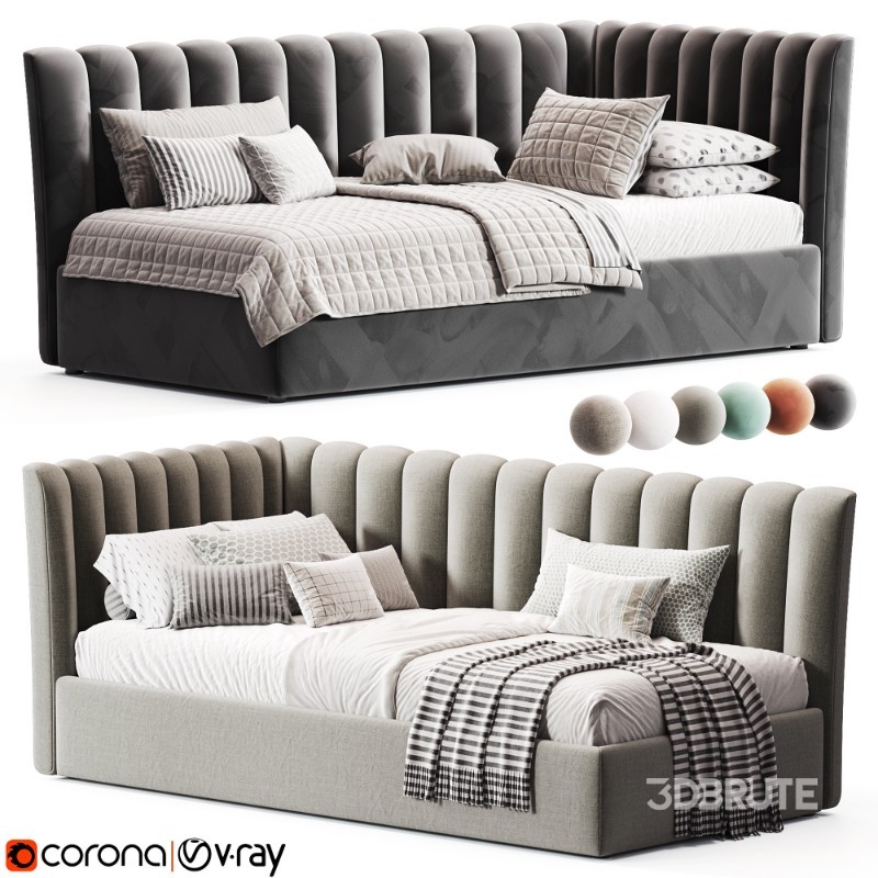 Corner bed PHOENIX by Mamoony Image 2