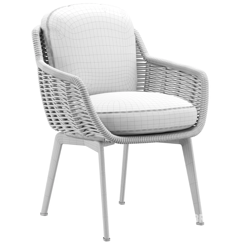 Belt Cord Outdoor Dining Chair Image 7