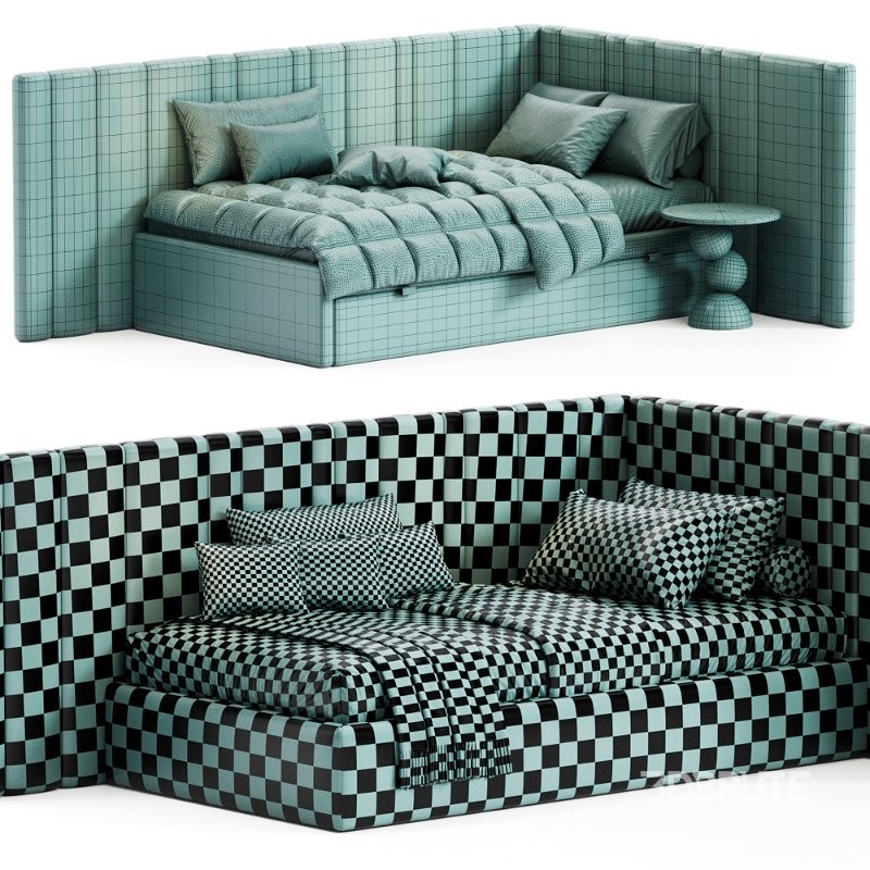 Corner bed Dandy design kids By Sensorsleep Image 7