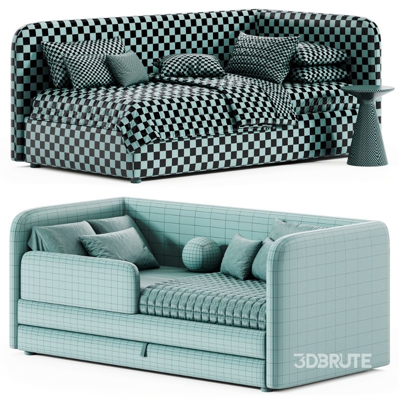 Children’s soft sofa bed Velite Image 7