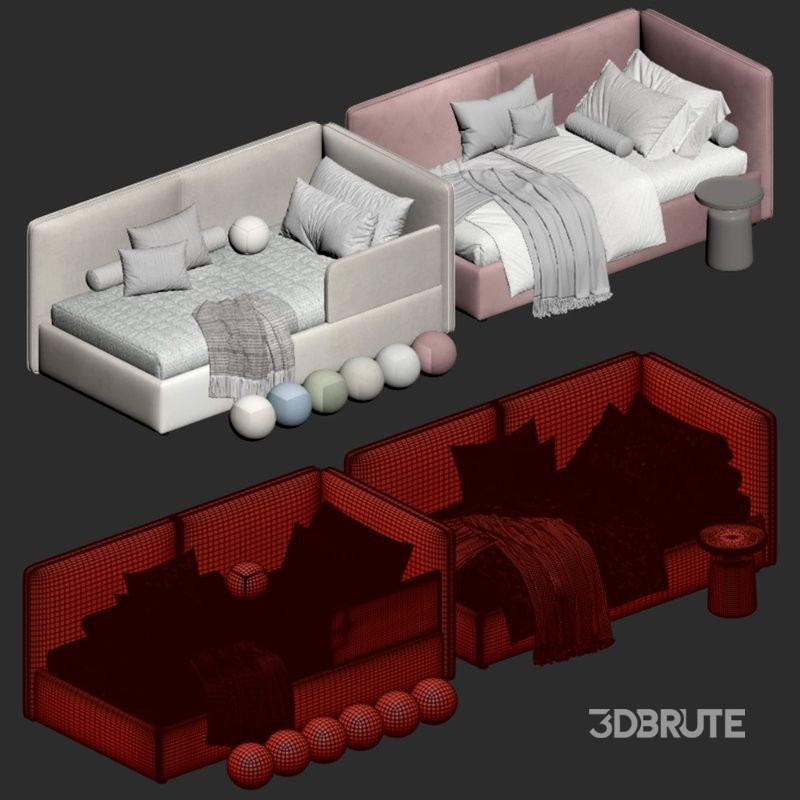 Children’s soft bed-Plush Image 7