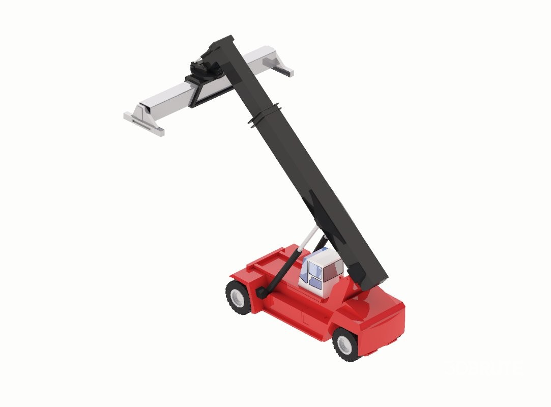 Container Reach Stacker DRT450 Simplified Image 3