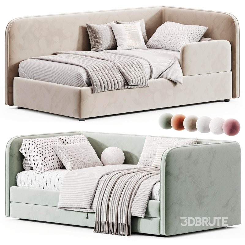 Children’s soft bed Leo Image 2