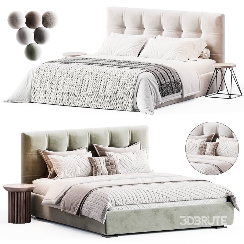 Max Basso Capitonné Twils Bed Image 7