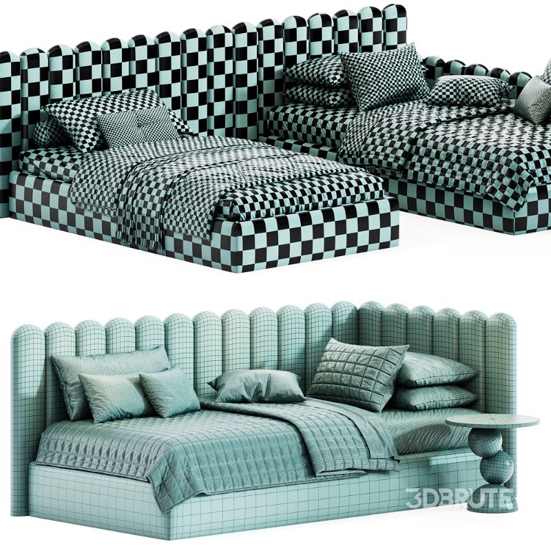 Corner bed Savoyardi kids Image 4