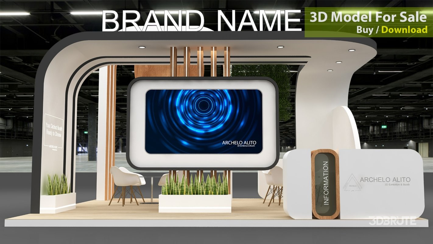 stand stall 3d Image 4