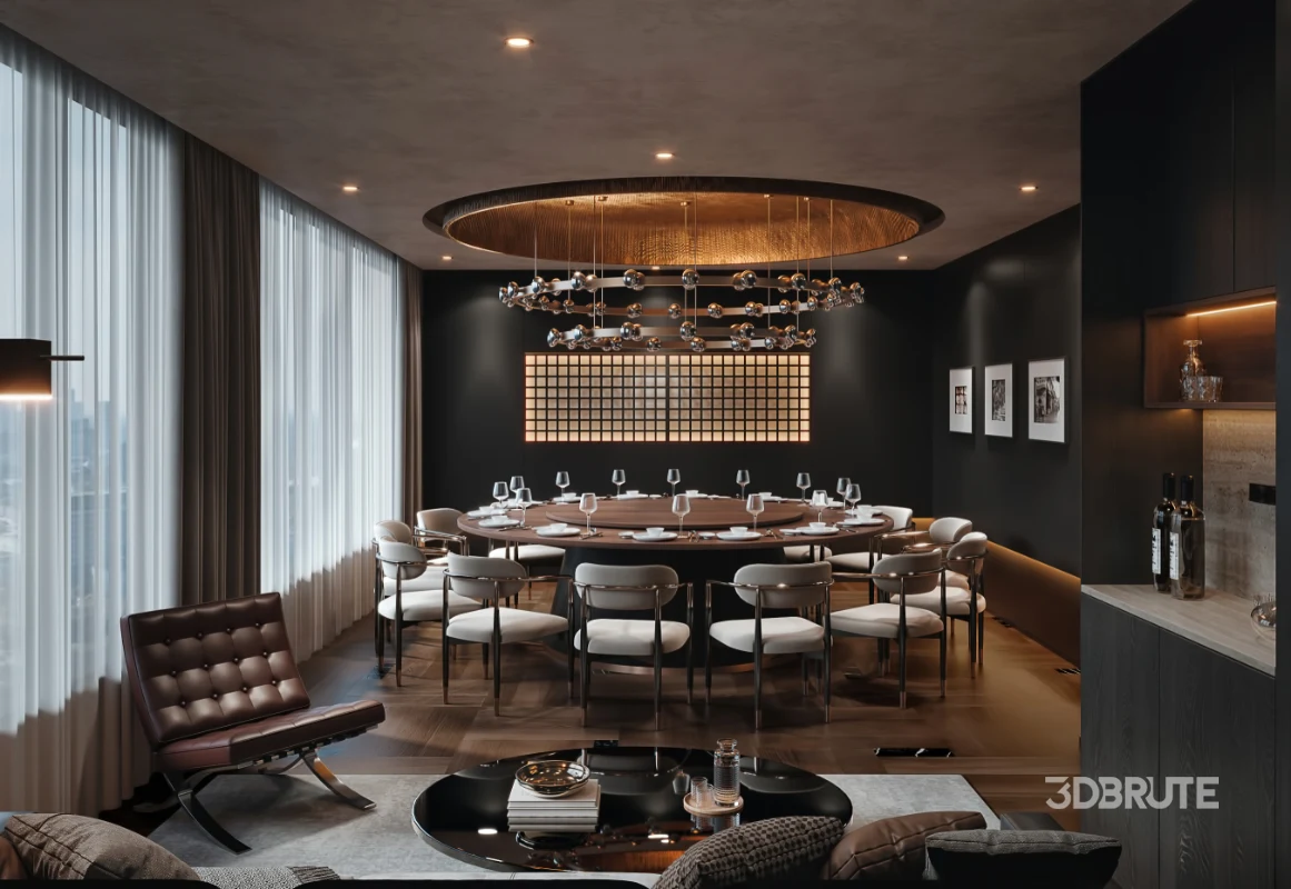 Modern luxury restaurant Image 4