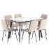 Oddi Dining Chair and Batu Dining Table - Thumbnail 6