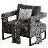 Gambit Velvet Chair - Thumbnail 3