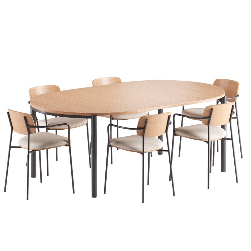 Maureen Chair and Montuiri Extendable Table 2017 Image 5