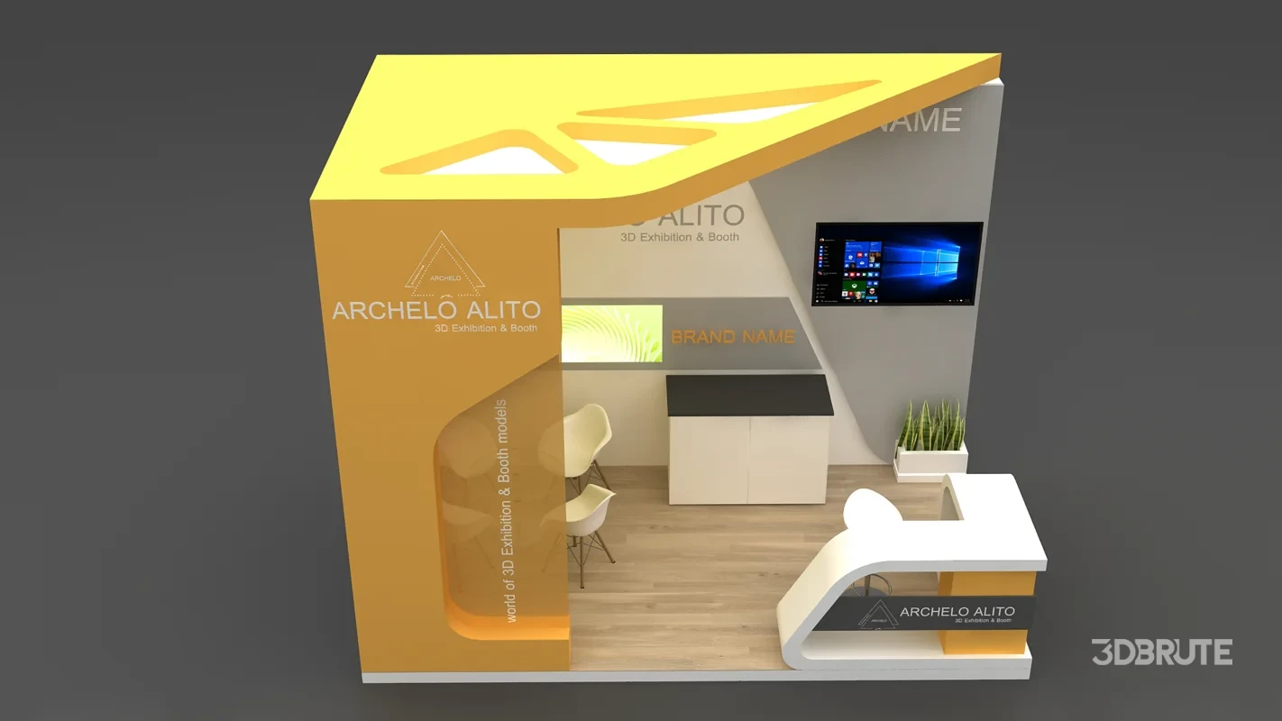 small booth stand Image 3