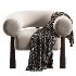 Shearling Accent Chair - Thumbnail 2