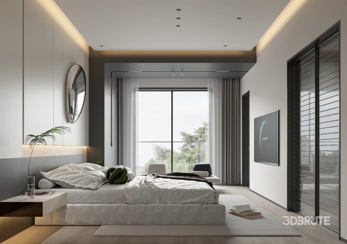 Modern bedroom Image 1