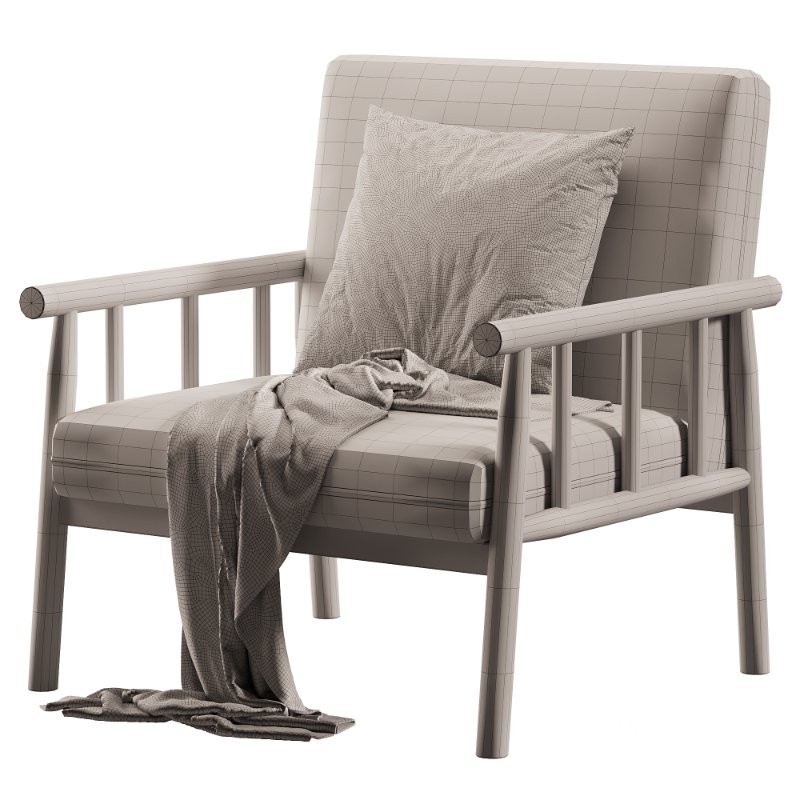 Beige Armchair Image 7