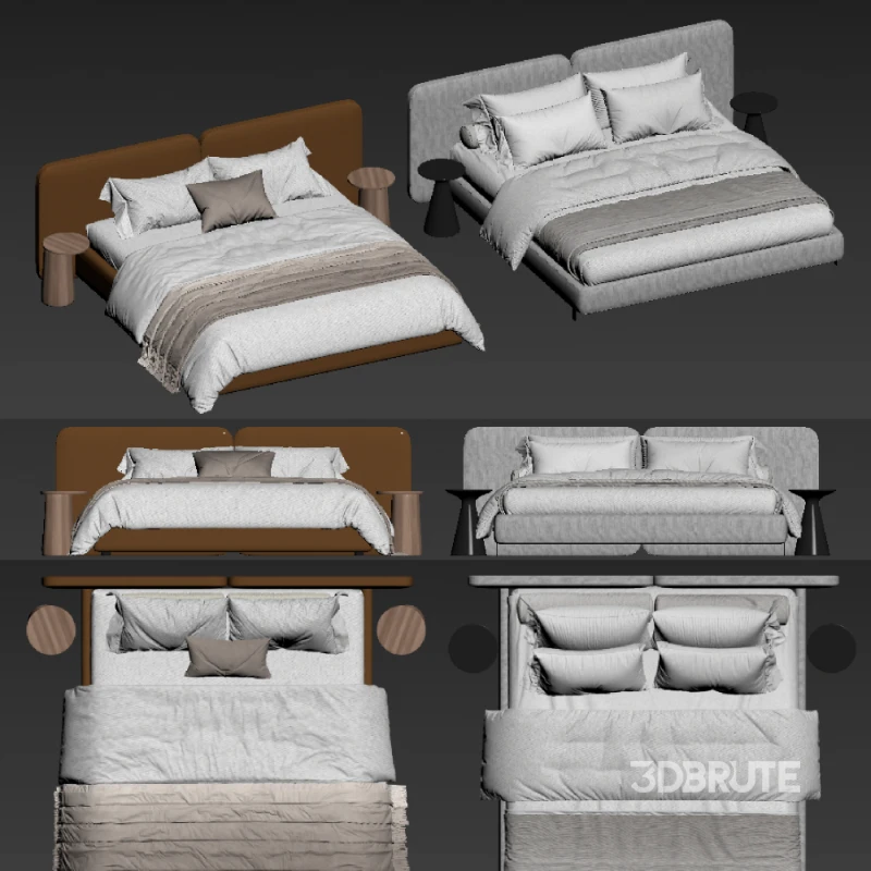 Tatlin Cover Bed By Minotti Image 5