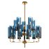 Hans Agne Glass Tube Chandelier - Thumbnail 4