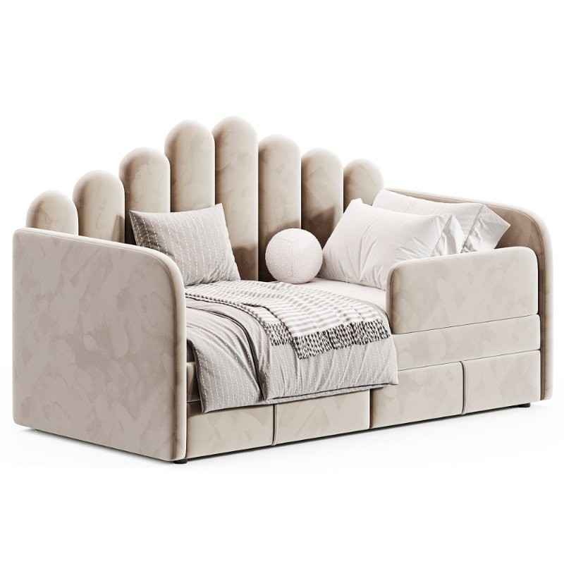 Children’s soft sofa bed Victoria Image 4