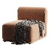 Sylvie Cream Boucle Armless Chair - Thumbnail 3