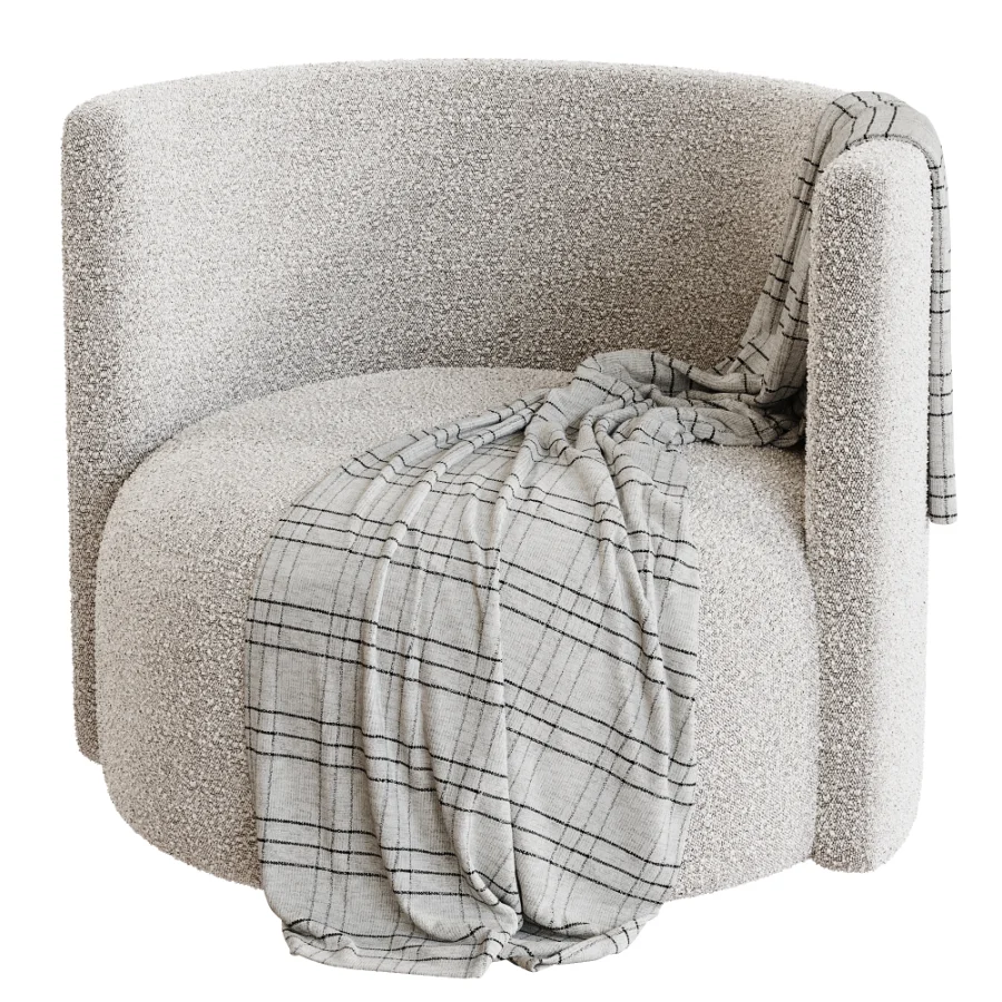 Brinkley Velvet Swivel Chair Image 3