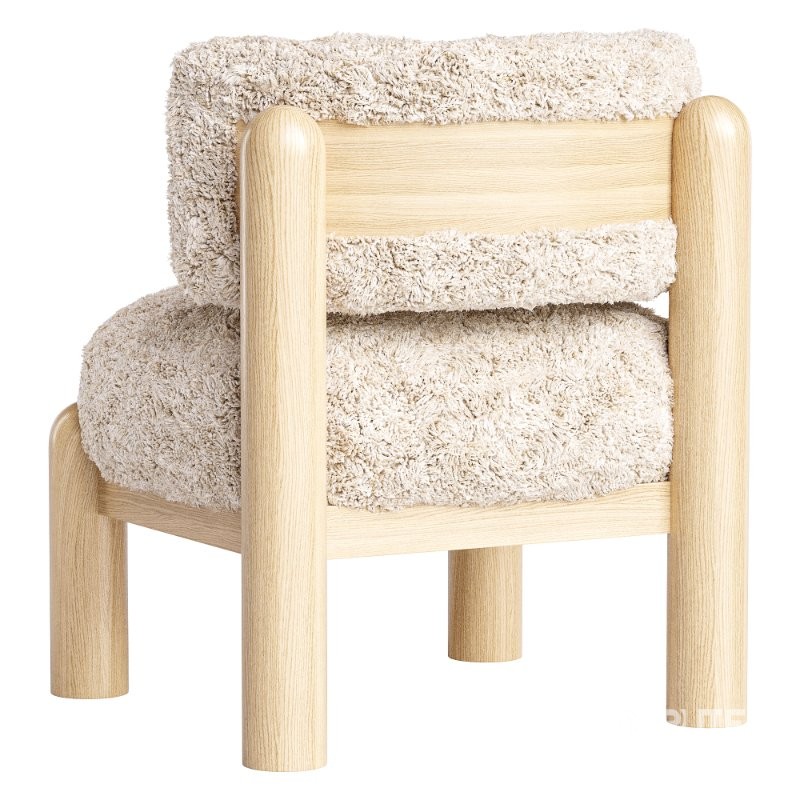 Shearling Accent Chair Image 4