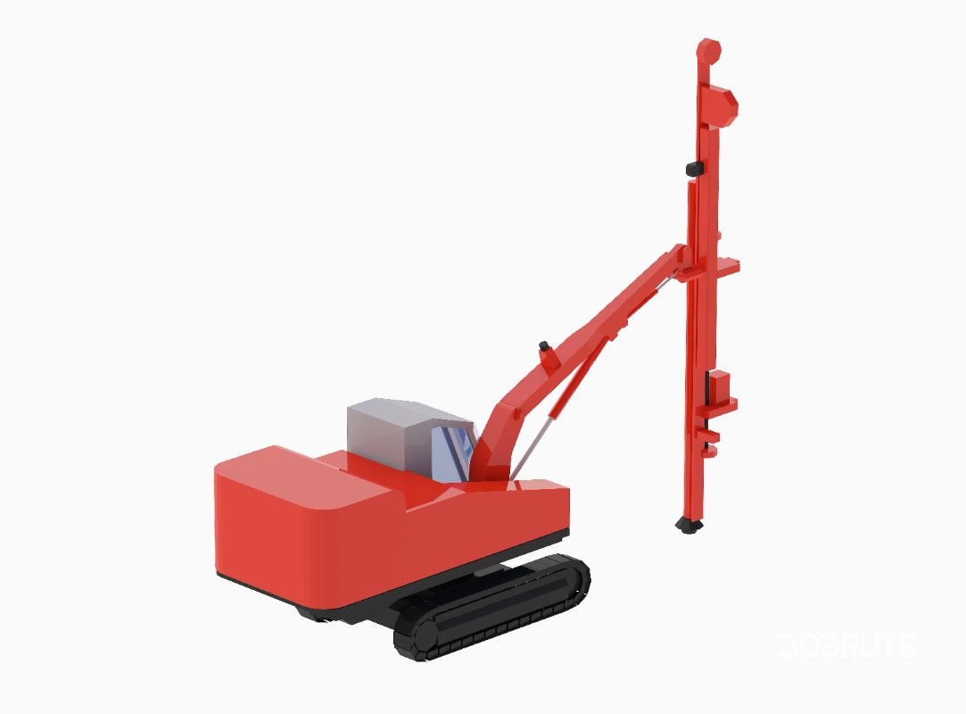 Drill Rig Construction DX800 Simplified Image 3