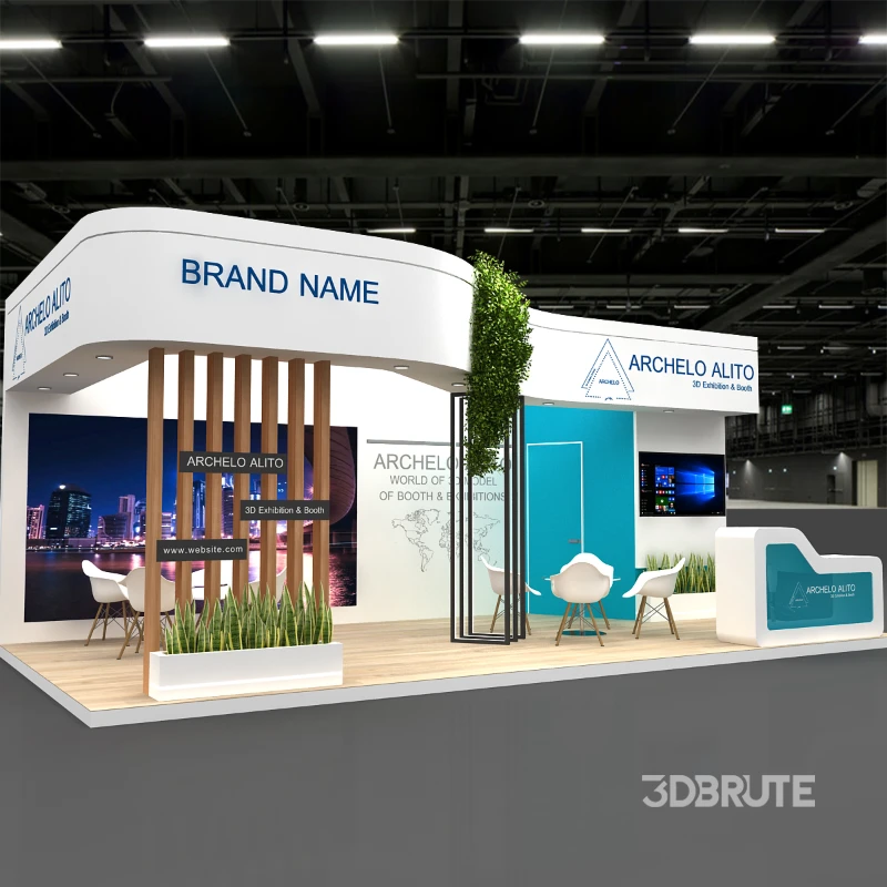 exhibition 3d model Image 1