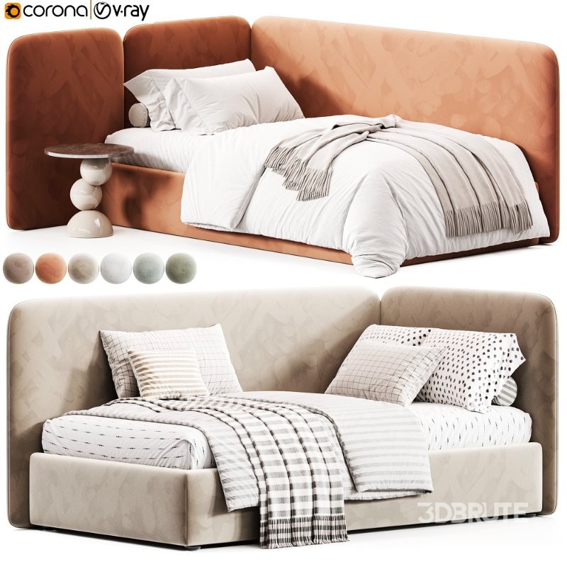 Corner bed Fleet Design kids Image 7