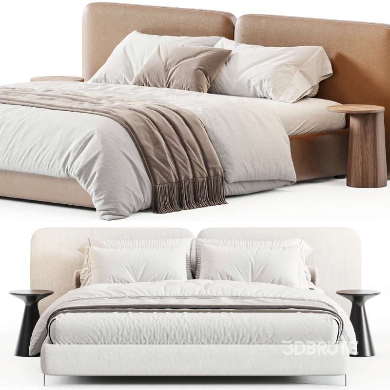 Tatlin Cover Bed By Minotti Image 7