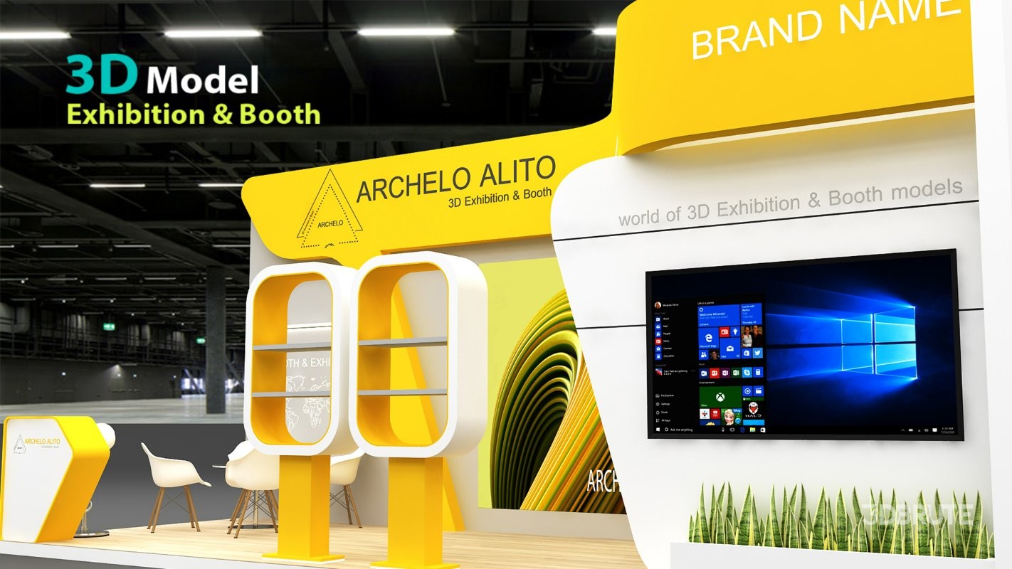 stall 3d model Image 2