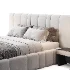 Areli Gray Blue Velvet Luxury Wide Headboard Bed - Thumbnail 2