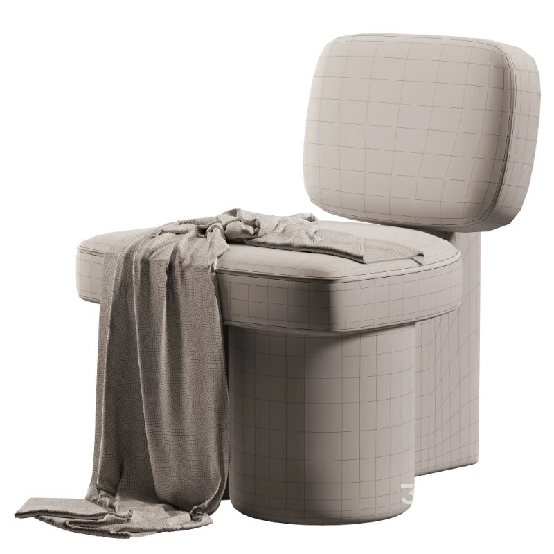 Thea Accent Chair in Forest Green Corduroy Image 7