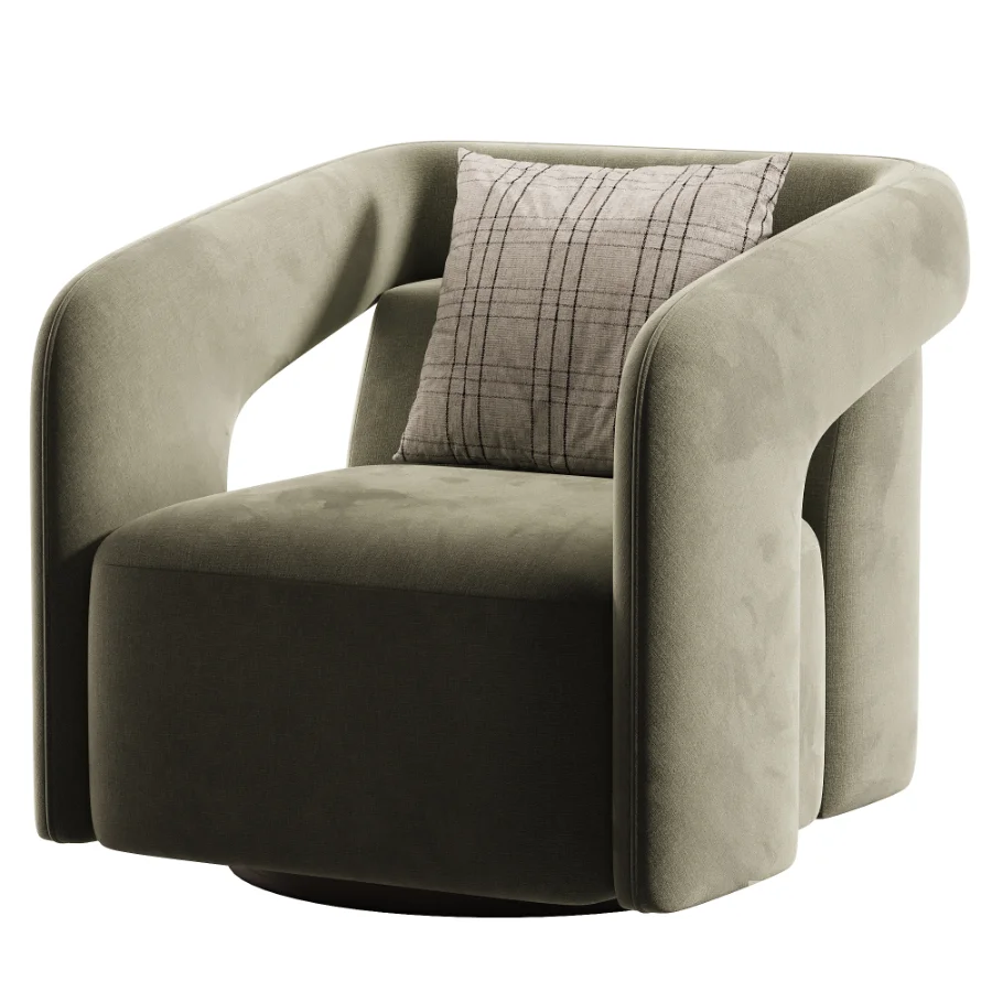 Swivel Lounge Chair Image 5