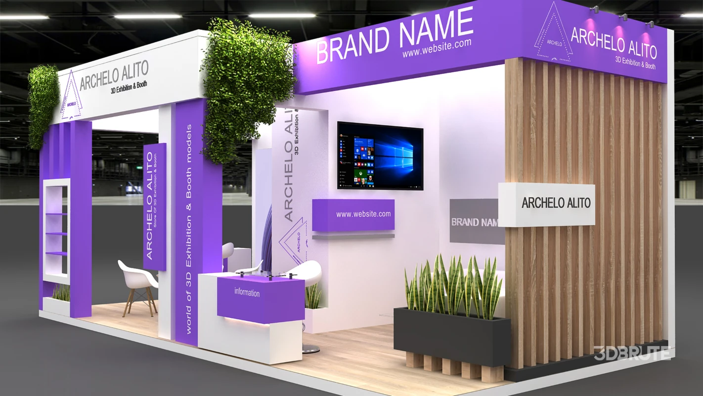 minimal exhibition tradeshow Image 8