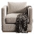 Siena Plinth Base Swivel Club Chair - Thumbnail 2