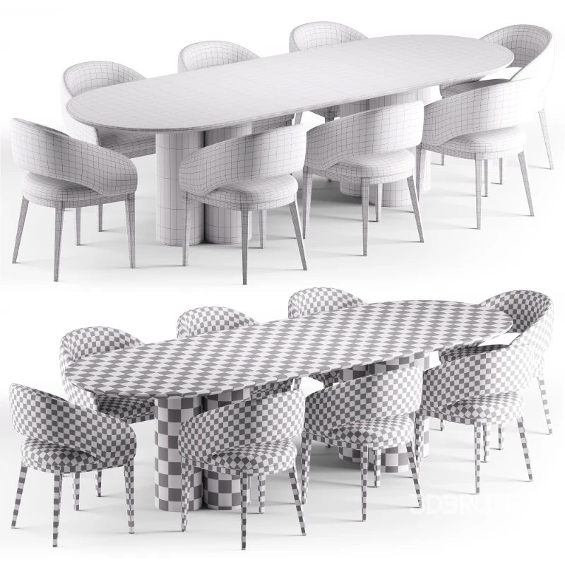 Allen Chair 2 and Townsville Table Image 5