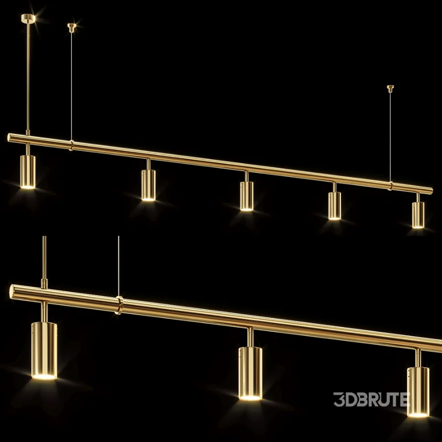 Long John Pendant with Uplight Image 5