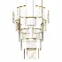 Designer Tile Chandelier For Foyer And High Ceiling Living Room - Thumbnail 4